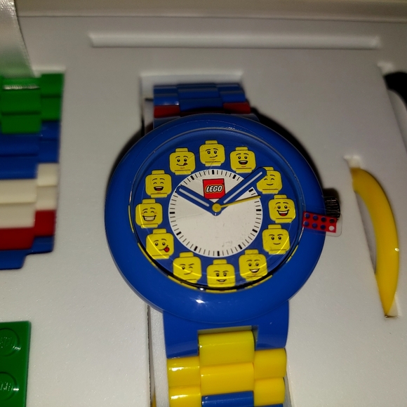 LEGO WATCH SYSTEM Adult Watches Fun Club Blue Yellow Super Rare - Picture 3 of 11